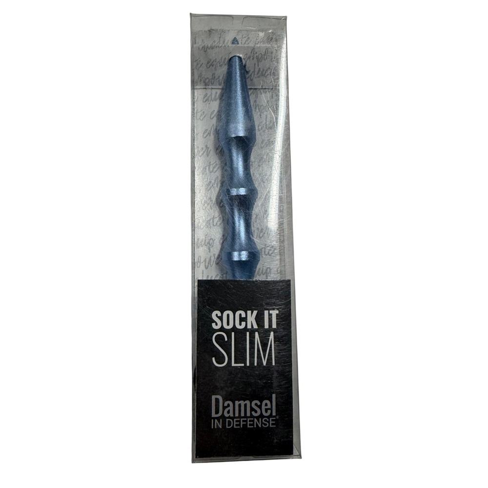 Damsel in Defense Sock It Slim Personal Protection Striking Tool Blue